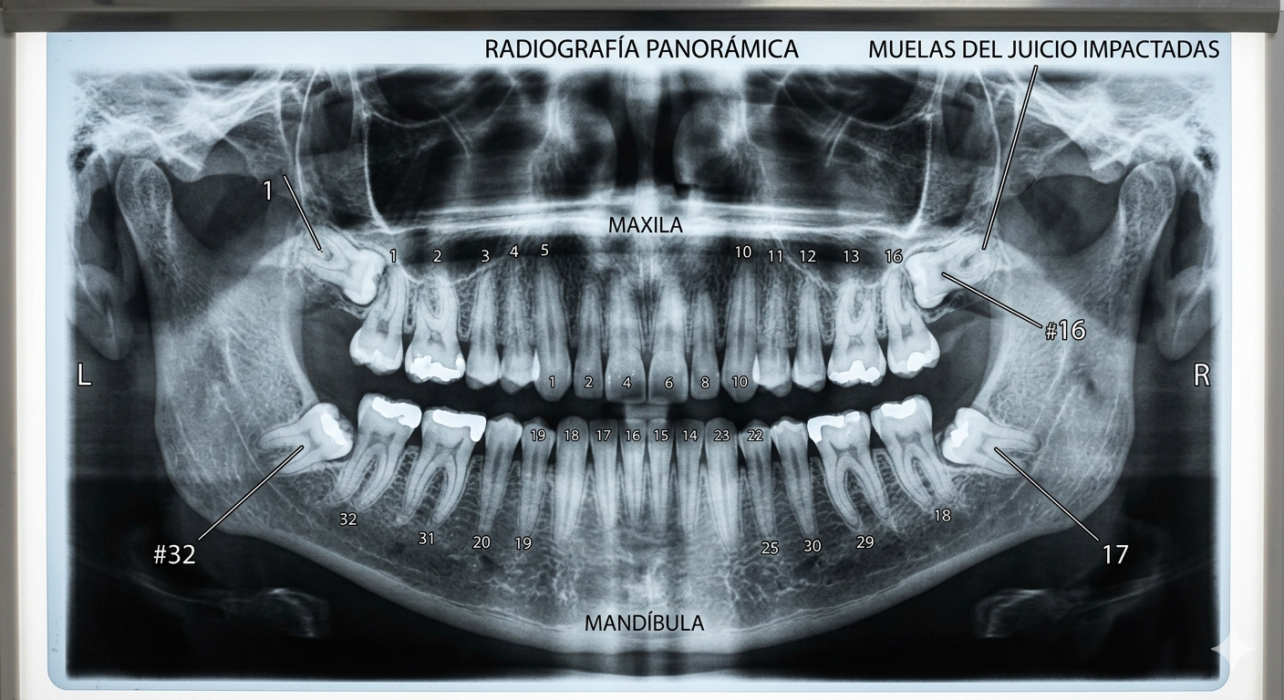 ir al dentista por una muela del juicio